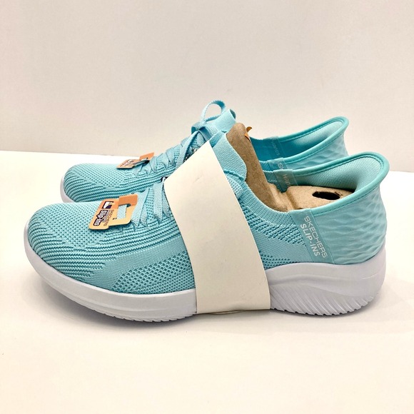 Skechers Slip Ins Aqua Womens 8.5 EU 38.5 Lightweight Washable Stretch - Picture 2 of 9